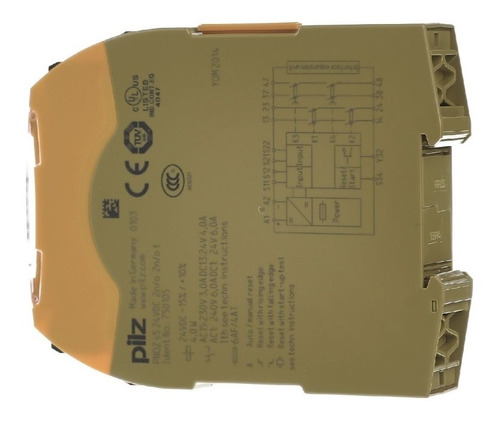 Imagen 2 de 3 de 750105 Pilz Pnoz S5 24vdc 2 N/o 2 N/o T Borne De Tornillo