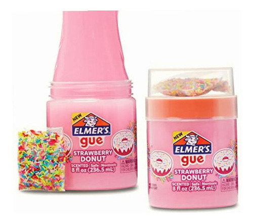 Elmer's Gue Slimo Prefabricado, Dona De Fresa, Esponjoso