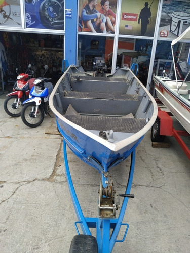 Lancha Aluminio Polimarine 4,40. Trailer. Mercury 15 Hp 4tt