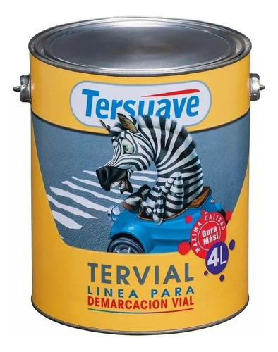 Pintura Demarcación Vial Blanco Mate 4 L Tersuave