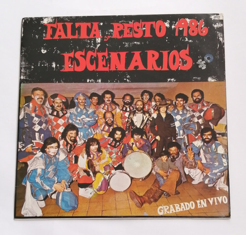 Falta Y Resto - 1986 Escenarios ( L P Ed. Uruguay)