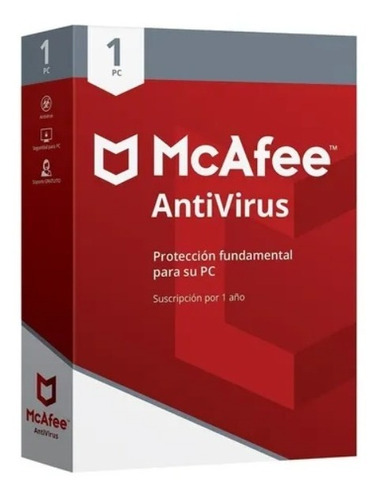 Antivirus Mcafee­  1 Dispositivo 3 Años Oferta Promocion