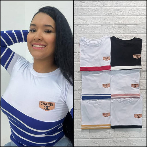 Blusa Manga Larga De Dama 