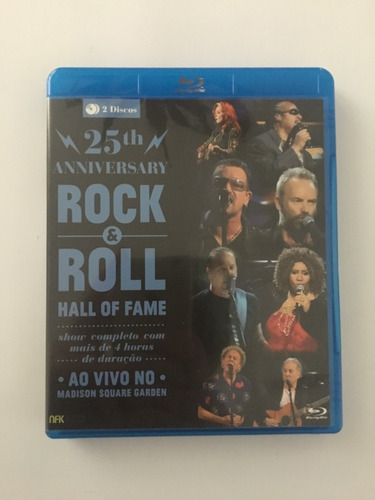 Imagem 1 de 4 de Blu Ray 25 Th Anniversary Rock & Roll Hall Of Fame (duplo)