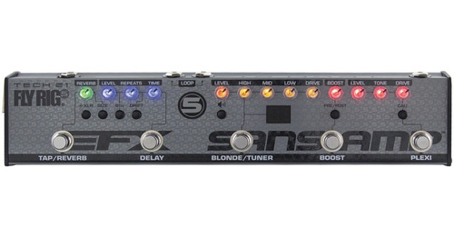 Pedalera Multi Efecto Sansamp Fly Rig 5 V2 Reverb, Delay, P
