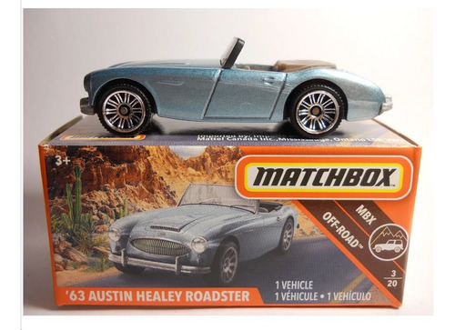 Matchbox Power Grab '63 Austin Healey Roadter 