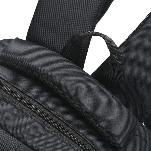 Mochila Porta Notebook Hombre Mujer Urbana Viaje Wanderlust Color Negro Diseño De La Tela Liso