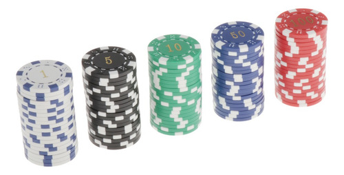 Lotes 100 Fichas Texas Hold'em Poker Chip 11.5g Juego De