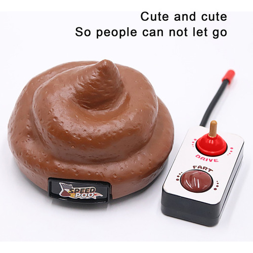 Um Brinquedo De Descompressão Com Controle Remoto Poop Car F
