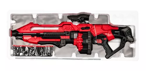 Lançador De Dardos Nerf Metralhadora Automática +40 Dardos