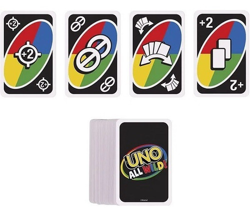 Jogo De Cartas Uno All Wild Unidade Hhl33  Mattel