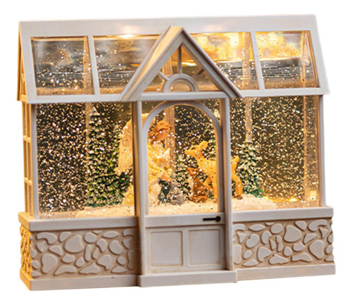 Linterna De Decoraciones De Papá Noel Con Árbol Estilo C