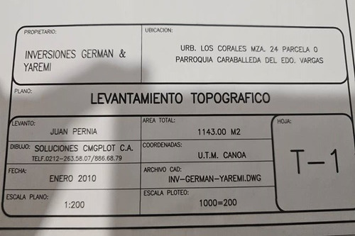 Terreno - Los Corales (la Guaira)