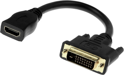 Cable Adaptador Dvi 24+1 Macho A Hdmi Hembra - 30 Cm