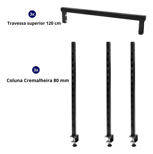 Bancada Para Embalar Pedidos Produtos Com Suporte Mini Cpu