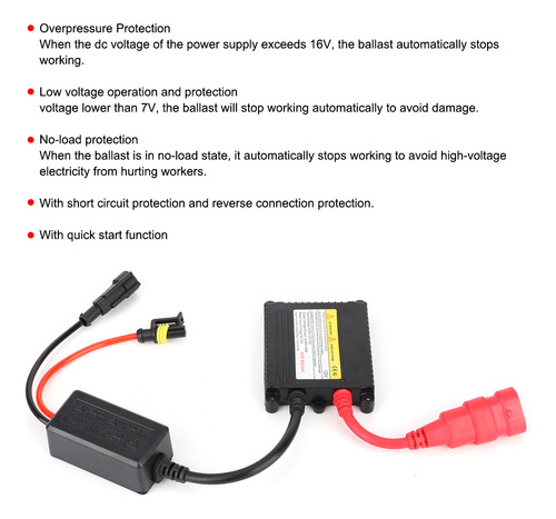Light Ballast 35w Para Estabilizador De Lámpara De Xenón Par