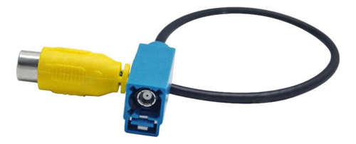 C Cable De Vídeo Fakra A Rca, Adaptador De Cámara Atrás,