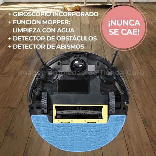 Imagen 3 de 7 de Aspiradora Robot Pro Smart-tek Aspira + Trapea Mayor Poder