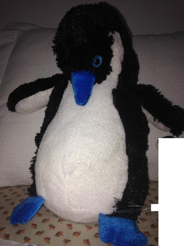 Pinguim De Pelúcia 33cm Usado Muito Bom Estado Por R$23,84