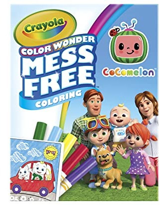 Marcadores Crayola Color Wonder Cocomelon Para Colorear