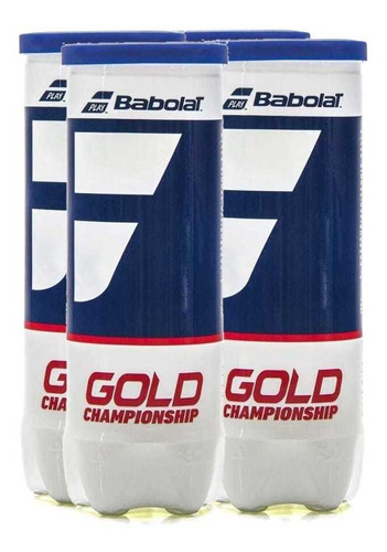 Bola De Tênis Babolat Gold Championship Pack C/ 4 Tubos