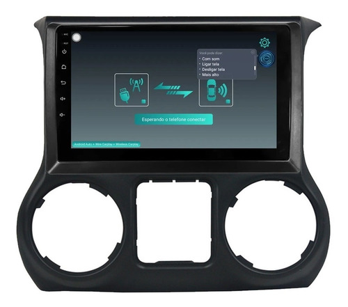Multimídia Aikon Próton 4+64gb Wrangler Rubicon 12 13 14 15