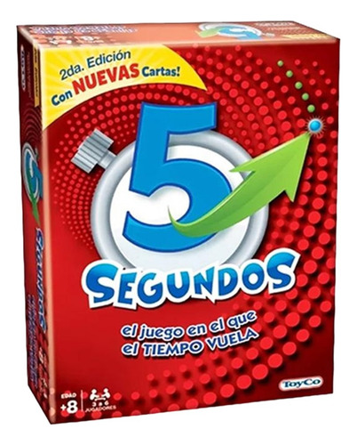 Juego De Mesa 5 Segundos 2da Edicion Cartas Preguntas Toyco