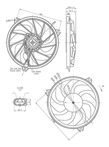 Electroventilador Peugeot 206
