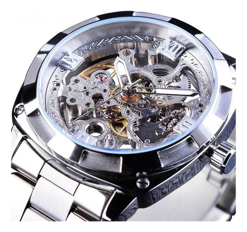 Reloj Mecanico Engranajes Skeleton Relojes Cuarzo Moda