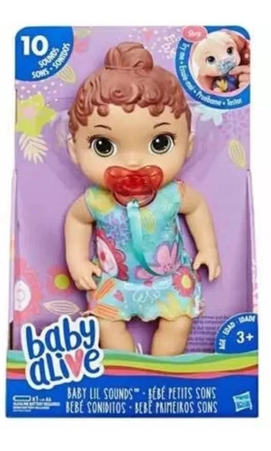 Muñeca Bebote Baby Alive Soniditos 10 Sonidos Con Chupete 