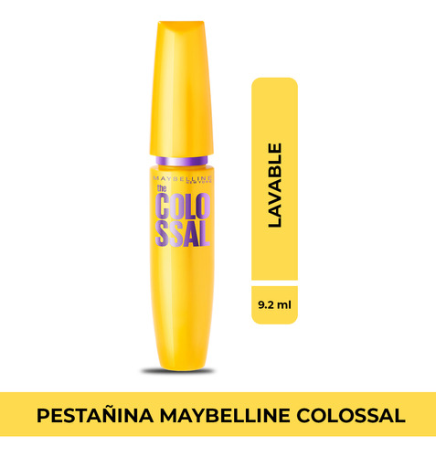 Pestañina Maybelline Colossal Volum Express Lavable Color Negro