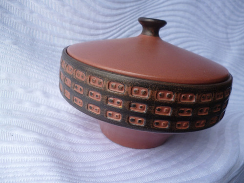 Cofre Ceramica Vintage Marcada Y Numerada Cod. X