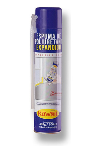 Espuma De Poliuretano Expandido 500ml En Aerosol Kuwait