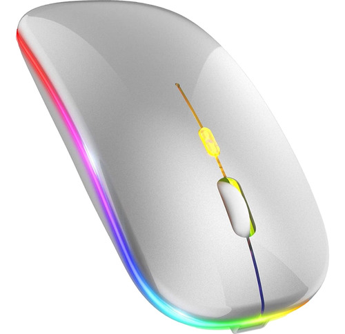 Mouse Bluetooth Recargable Led Rgb Sr - Envío Flex Gratis