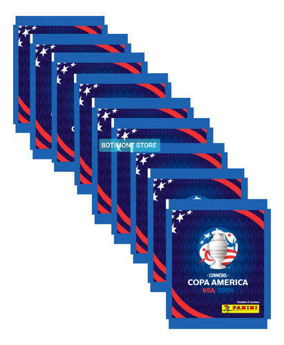 20 Sobres Copa América Usa 2024 Panini 