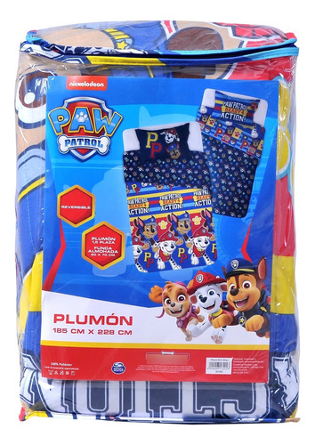 Plumón Variedad De Diseños 1.5 Plazas + Funda Almohada