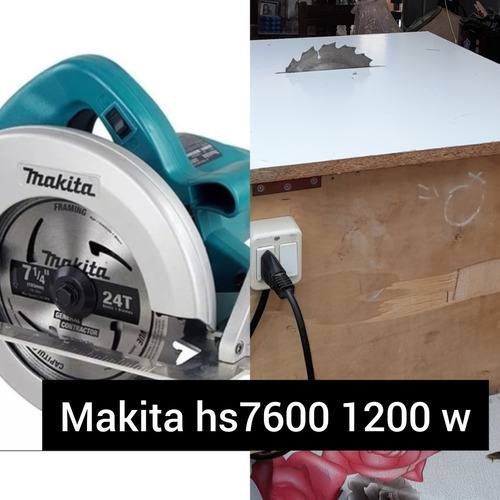 Sierra Circular Makita 7600 1200w.