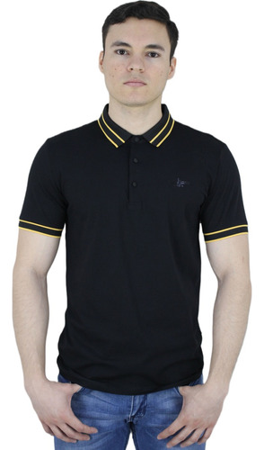 Playera Casual Barabas Tipo Polo 3pp832 Corte Slim Fit