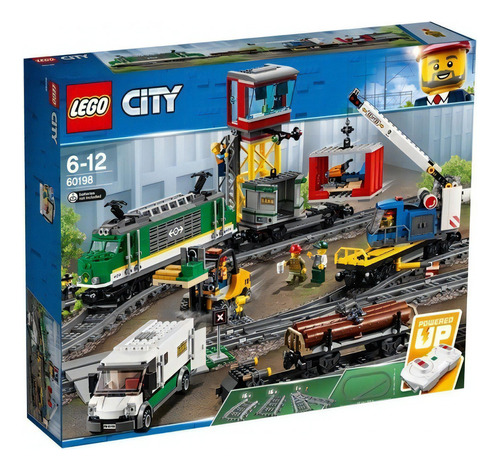 Lego City 60198 Trem De Carga A Pronta Quantidade De Peças 1226