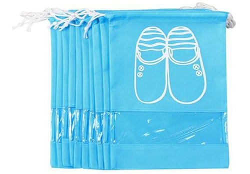 Bolsas Organizadoras Zapatos Viaje 10 Piezas Con Cordón