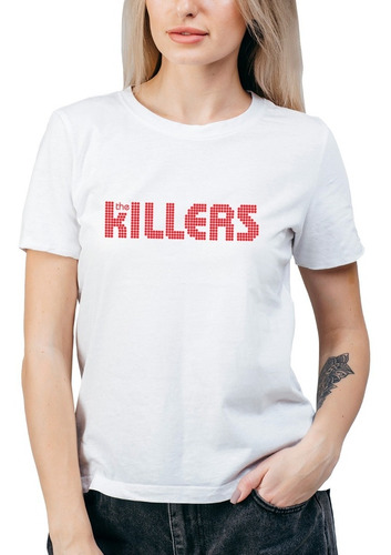  Polera Mujer The Killers Rock Algodón Orgánico Mus72