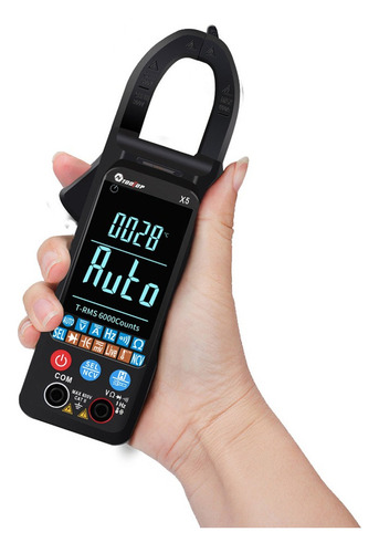Multímetro De Pinza Tooltop X5 Portátil Con Pantalla Lcd