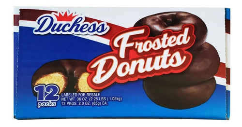 Donas De Chocolate Duchess 12 Piezas