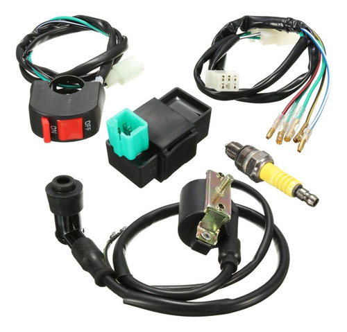 Enchufe Cdi De Bobina Wiring Loom Kill Switch Para 110 Cc, 1