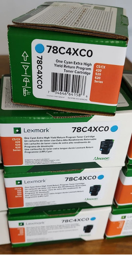 Toner Lexmark 78c4xc0 (cian) Original Cs/cx 420 520 620