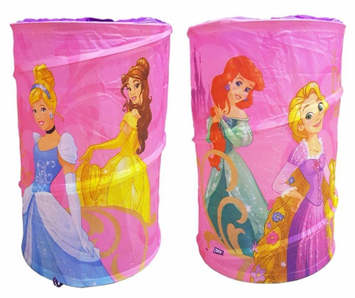 Porta Brinquedos Objetos Infantil Princesas Meninas