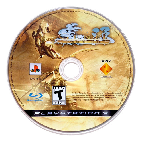 Genji Days Of The Blade Ps3 (Reacondicionado)