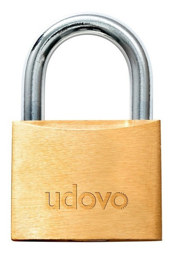 Candado De Bronce Udovo 50mm Con 3 Llaves Calidad Premium