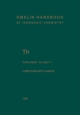 Libro Th Thorium : Compounds With Carbon: Carbonates, Thi...