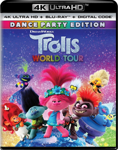 4k Ultra Hd + Blu-ray Trolls World Tour